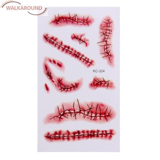 Hình Xăm Dán 3D Hóa Trang Halloween