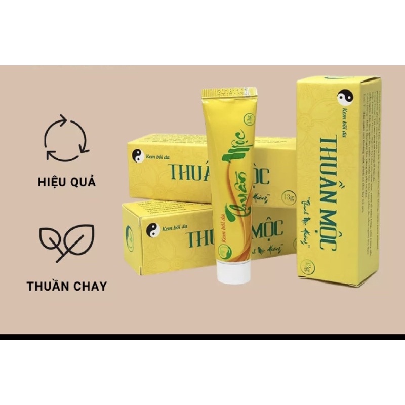 Liệu trình 2 tuýp kem bôi da Thuần Mộc giúp làm ẩm dưỡng mền da