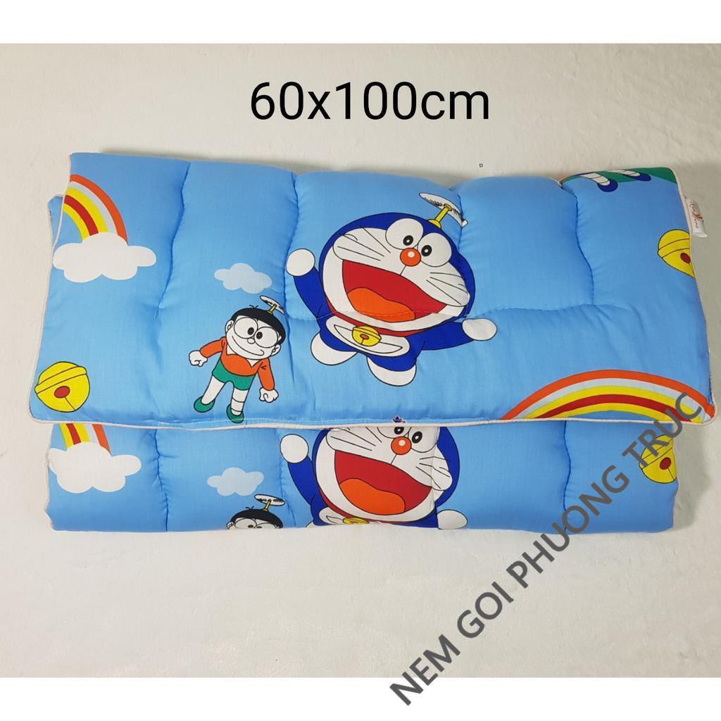 NỆM CHO BÉ ĐI MẪU GIÁO, NỆM TRẢI SÀN COTTON CHẦN GÒN KIMHOME 0 ĐẾN 8 TUỔI