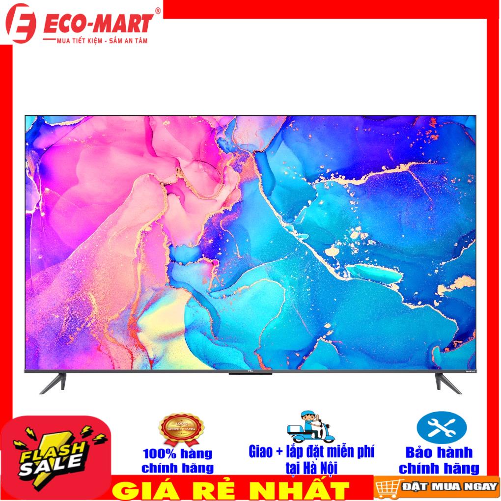 Google Tivi QLED TCL 4K 50 inch 50Q636 (LH Shop để Giao+lắp đặt miễn phí tại Hà Nội)
