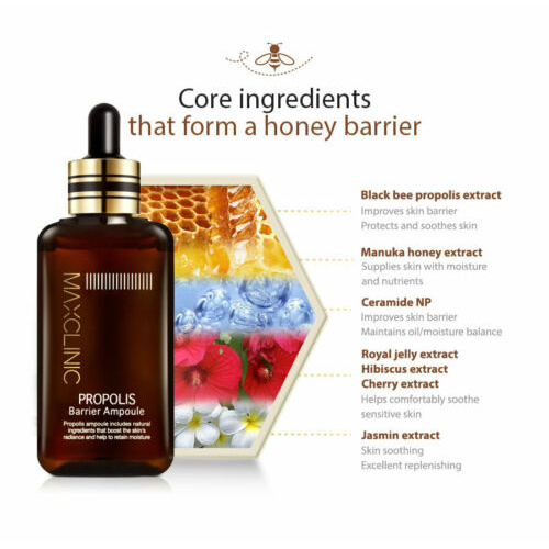 Tinh Chất Keo Ong MAXCLINIC Propolis Barrier Ampoule 100ml