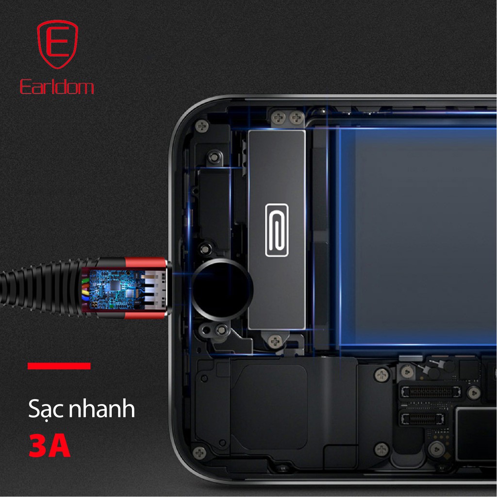 Cáp sạc dù Earldom 1M EC - 022 chính hãng