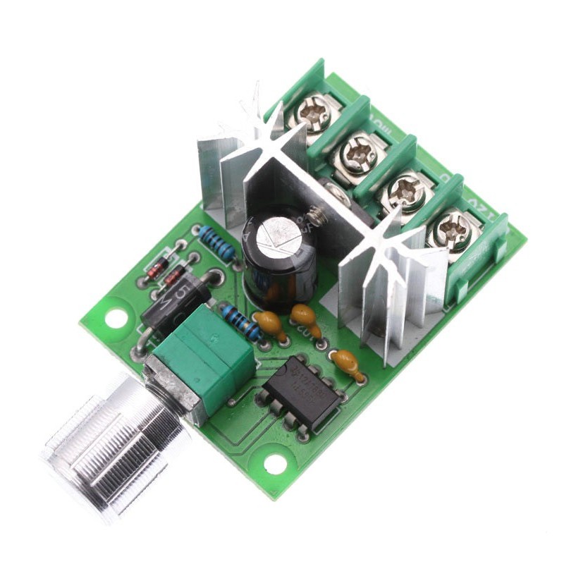 DC 6V-12V 6A PWM Bộ điều khiển tốc độ động cơ DC Bộ điều chỉnh công suất cao Công tắc điều khiển tốc độ biến đổi vô cấp