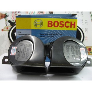 Cặp Còi Sên, kèn sò 12v BOSCH EC6 + Tặng 4 Jack cắm kèn - Made in TURKEY.