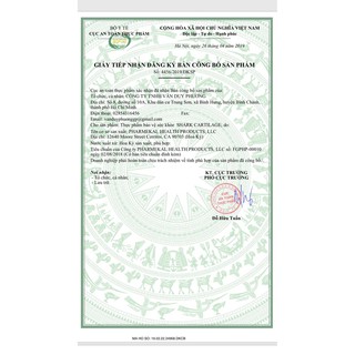 SỤN CÁ MẬP - Shark Cartilage Lọ 60 Viên