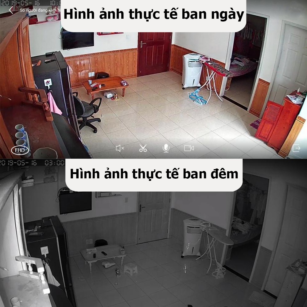 Camera 1080P Wifi - CareCam YH200 Độ Phân Giải 2.0Mpx - Xoay Theo Chuyển Động - Phần Mềm Carecam - quà tặng hấp dẫn | BigBuy360 - bigbuy360.vn