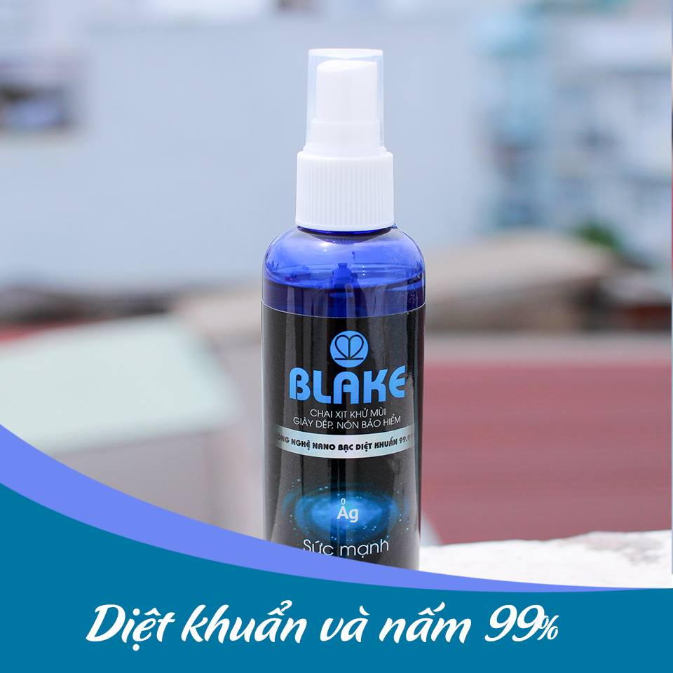 Xịt khử mùi hôi chân, hôi giầy BLAKE  | Hương thơm dễ chịu, hiệu quả đến 72h