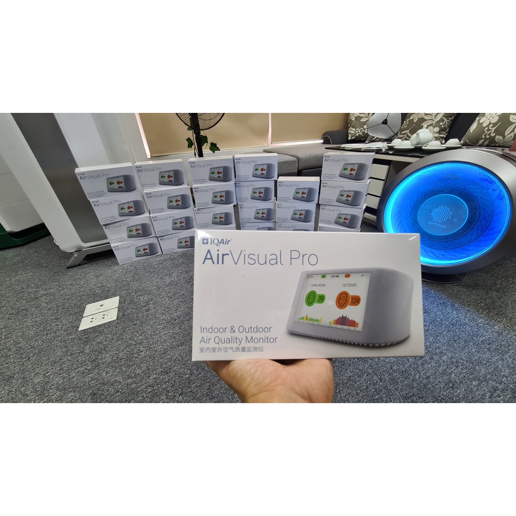 Máy đo chất lượng không khí IQAir AirVisual Pro - Thụy Sĩ