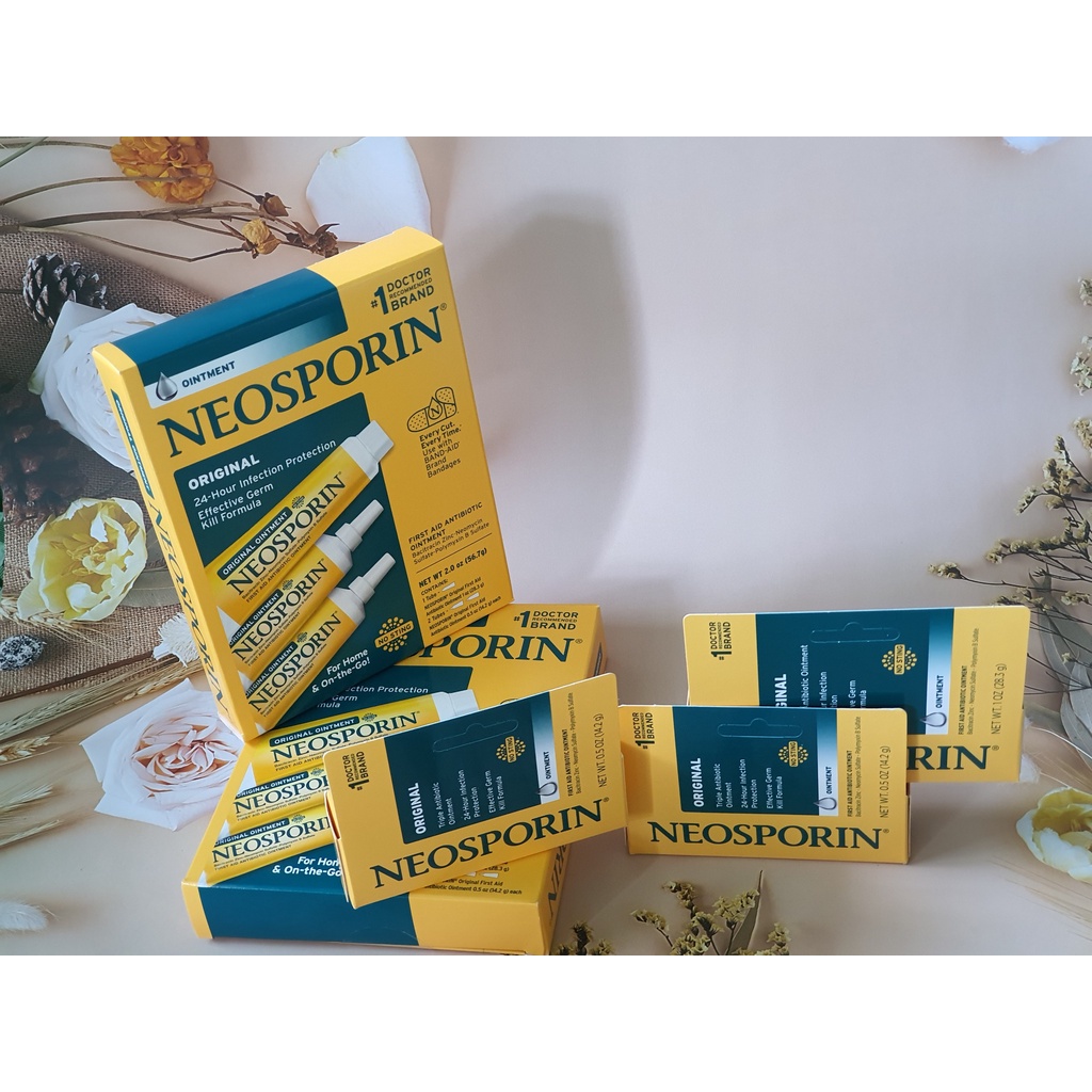 Kem Mỡ Hỗ Trợ Vết Thương bỏng Neosporin Original Ointment 28.3g