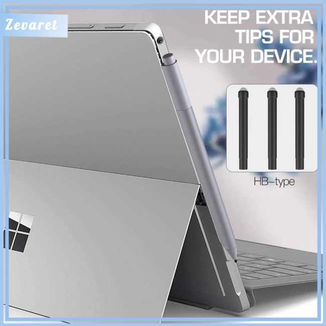 Set 3 Đầu Bút Cảm Ứng Cao Su Cho Máy Tính Bảng Surface Pen Hb Type