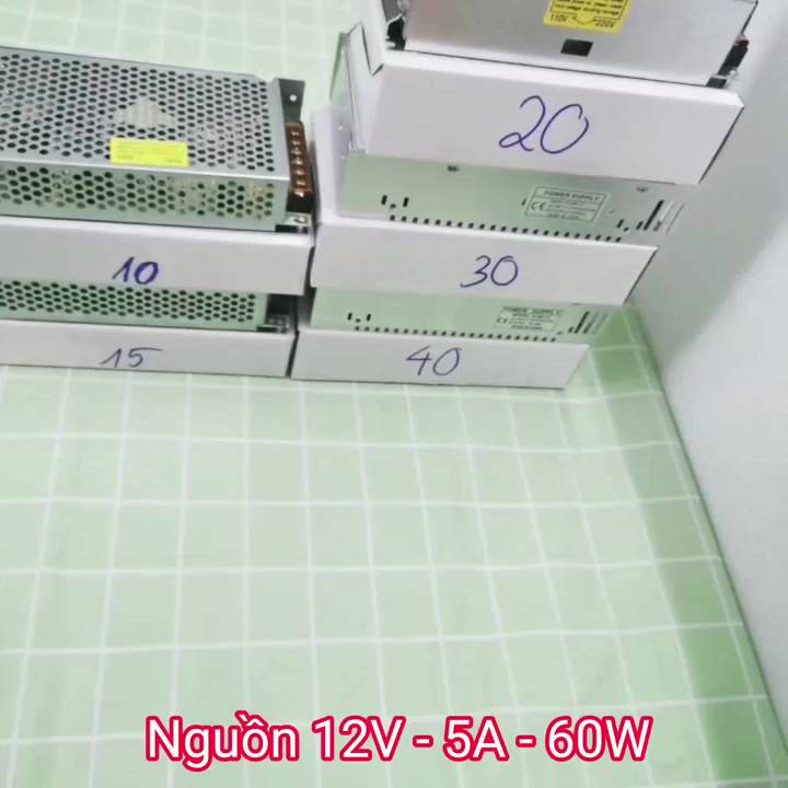 Nguồn tổ ong 12V 5A 10A 15A 20A 30A Aporo nguồn tổng chuyên dùng cho thiết bị cho Camera và đèn Led quảng cáo motor VNET | BigBuy360 - bigbuy360.vn