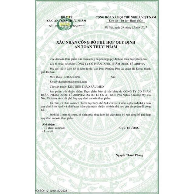 Kim Tiền Thảo Hậu Giang lọ 100 viên