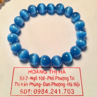 Vòng đá mắt mèo 10 li phong thuỷ theo mệnh