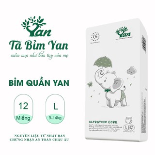 Bỉm quần Angel YAN ULTRATHIN CORE Size M13-L12-XL11-XXL10
