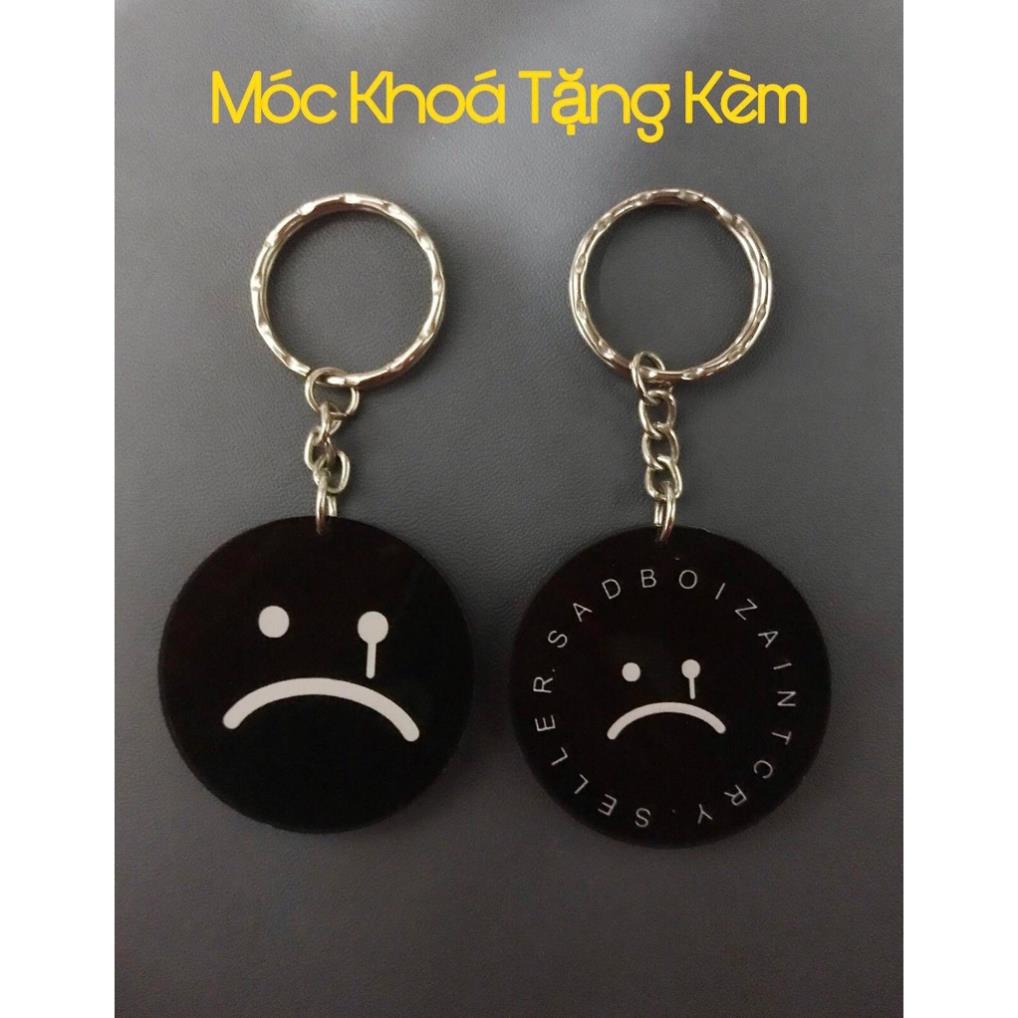 . Áo thun SADBOIZVIBES TOSS👫WHITE/BLACK, hàng có SẴN / Tặng kèm móc khóa /;