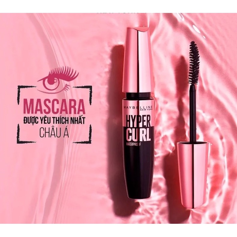 Mascara Làm Dài, Dày Và Cong Mi Chống Trôi Maybelline The Hyper Curl, Lash Sensational, Big Shot, Falsies Lash Lift