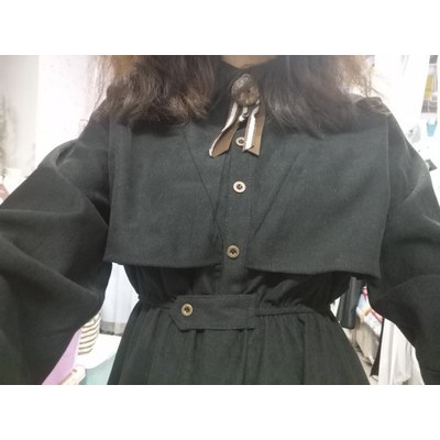 Đầm ulzzang hoa chuông phong cách Hàn Quốc VD098(có ảnh thật)