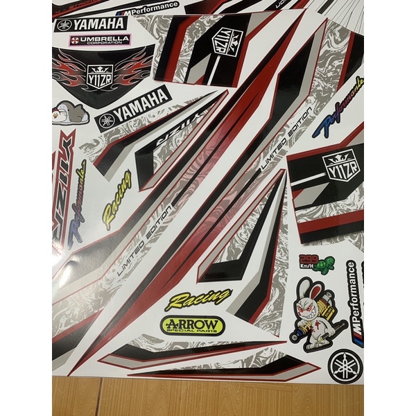 Tem sirius 110 Y11ZR đỏ