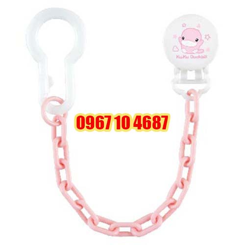 Dây giữ ti giả cho bé nhựa PP và ABS kuku ku5306