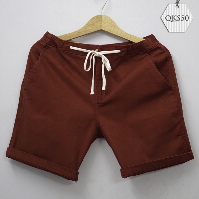 Quần Short Kaki Nam Chất Kaki Thun Dáng Thể Thao