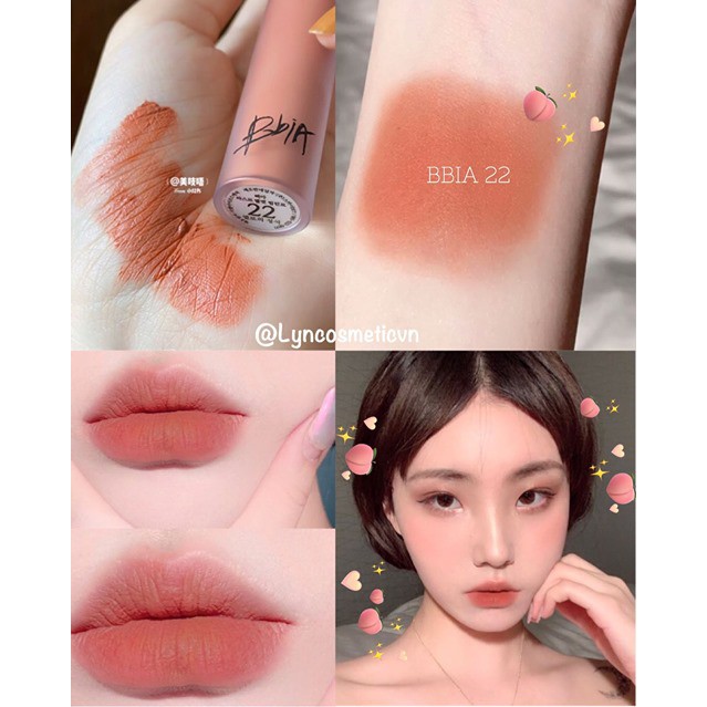 Son kem lì B.bi.a Last Velvet Lip Tint