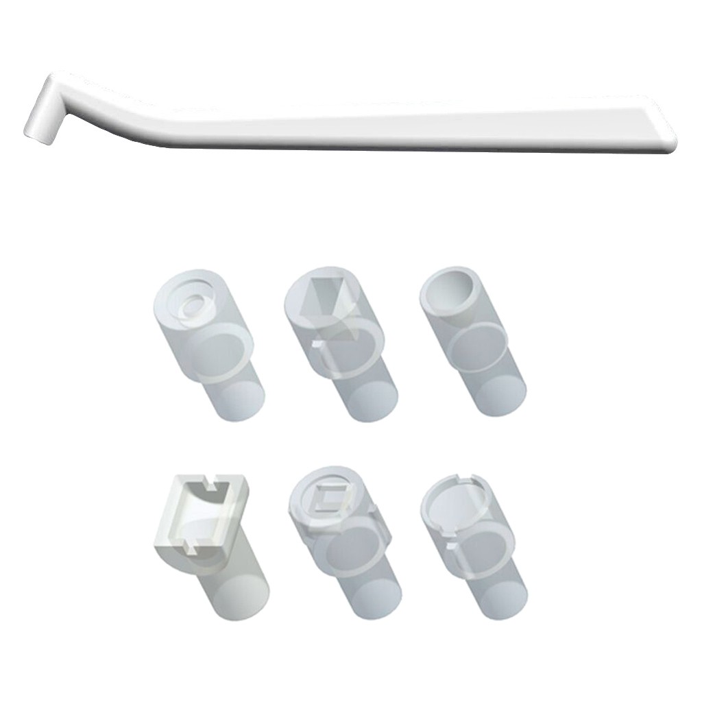 Tay cầm và 6 khuôn làm răng miệng tiện dụng
