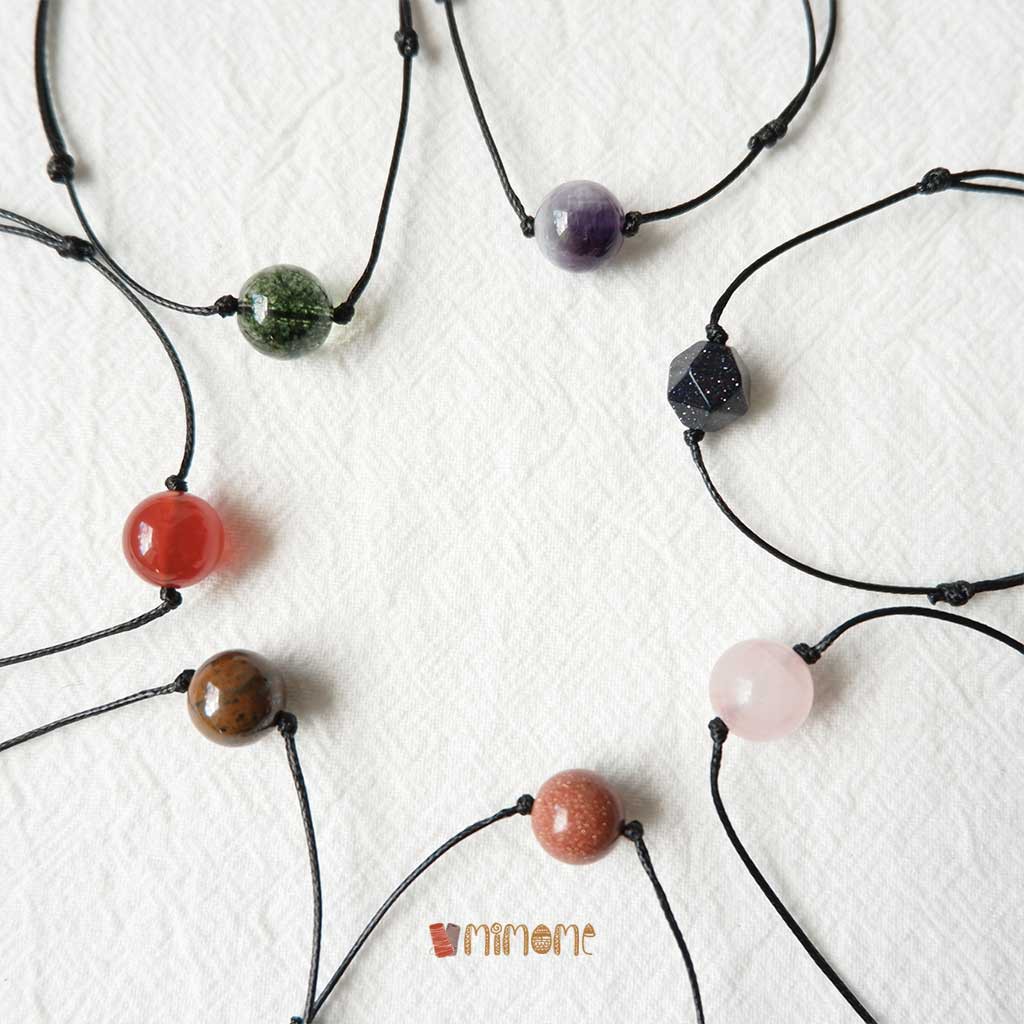 Vòng 1 hạt đá ( 7 màu )