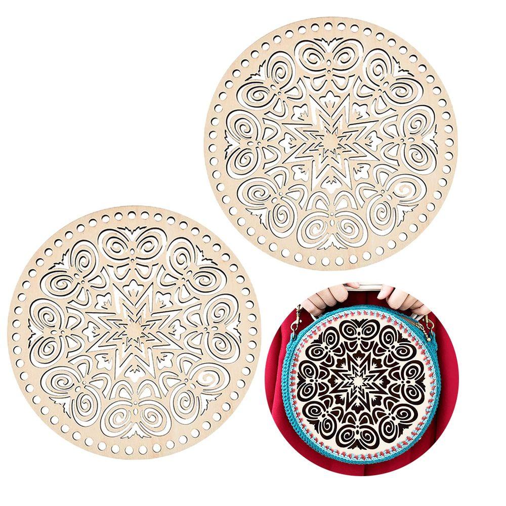 YIYU Giỏ Đựng Dụng Cụ Đan Len Thêu Họa Tiết Xinh Xắn Trang Trí Nhà Cửa