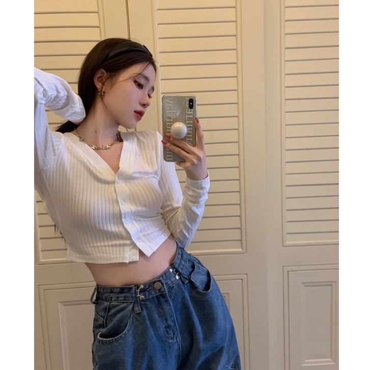 QADCOL  Áo Thun Dáng Ôm Thiết Kế Quyến Rũ Thời Trang Dành Cho Nữ