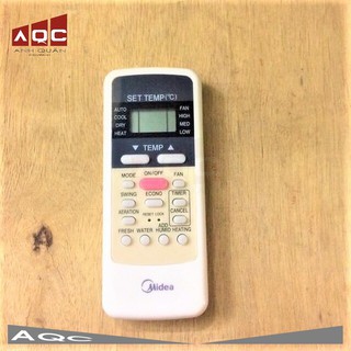 Điều Khiển Điều hoà Midea remote máy lạnh Midea nút hồng