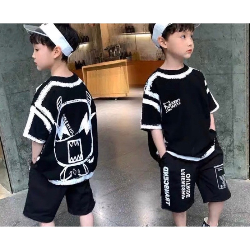 Bộ quần áo bé trai cao cấp, chất cotton size 2 3 4 5 6 7 8 9 10 tuổi chất cực mát ạ