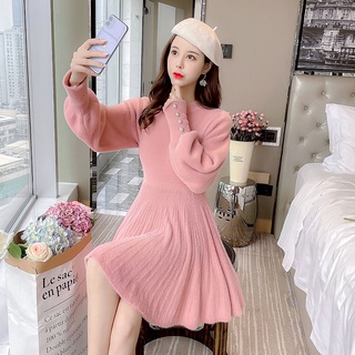 Đầm chữ A dài vừa eo ôm dáng thanh lịch mới cho nữ
