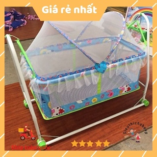 Nôi điện Khánh Ngọc 2 in 1 ( tặng màn chống muỗi + võng )