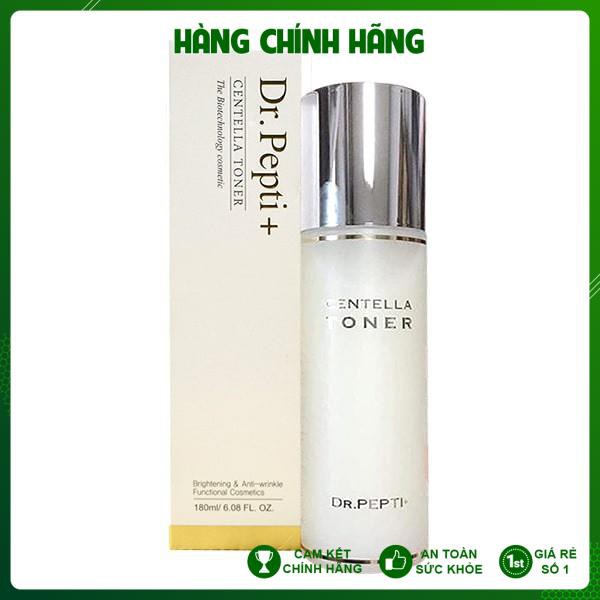 Toner Căng Bóng DR.PEPTI Hàn Quốc 180ml mẫu mới nhất có vòi gấp đôi lượng pepti