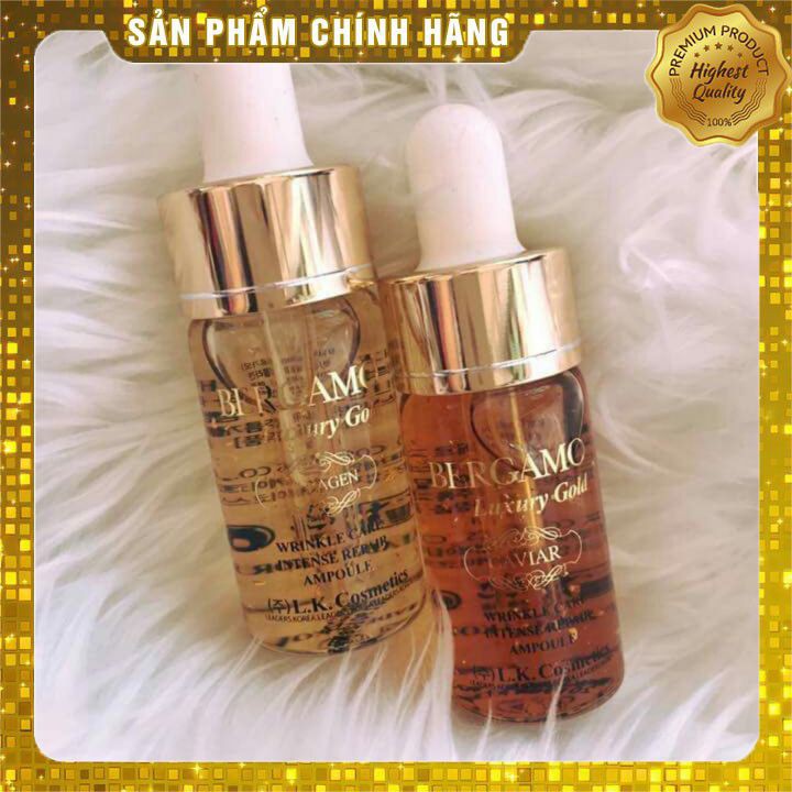 Serum trắng da 🍀 CHÍNH HÃNG 🍀Serum Bergamo giúp mờ tàn nhang, vết đốm, thâm mụn đem lại làn da tươi trẻ trắng sáng