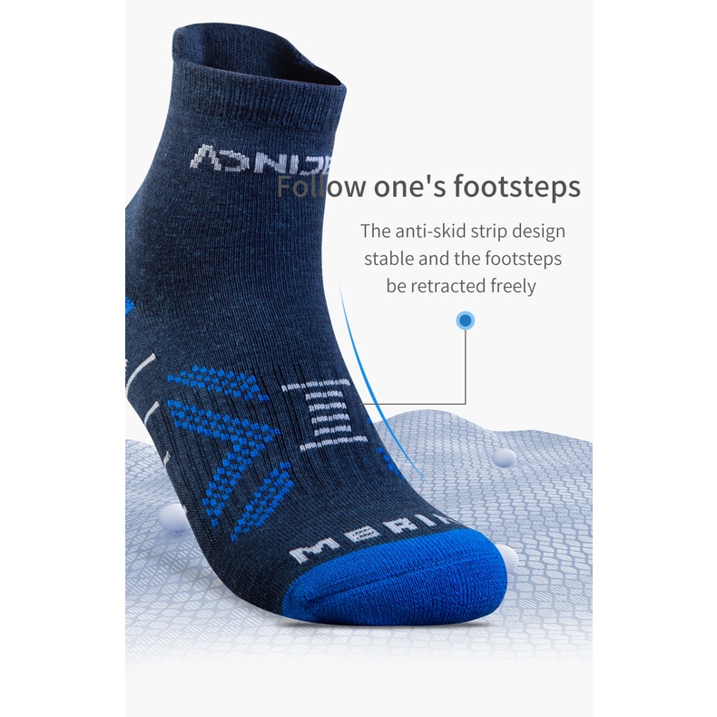 Aonijie Vớ Len Dày Giữ Ấm Mùa Đông Cổ Thấp Cho Nam Nữ E4828 E4829