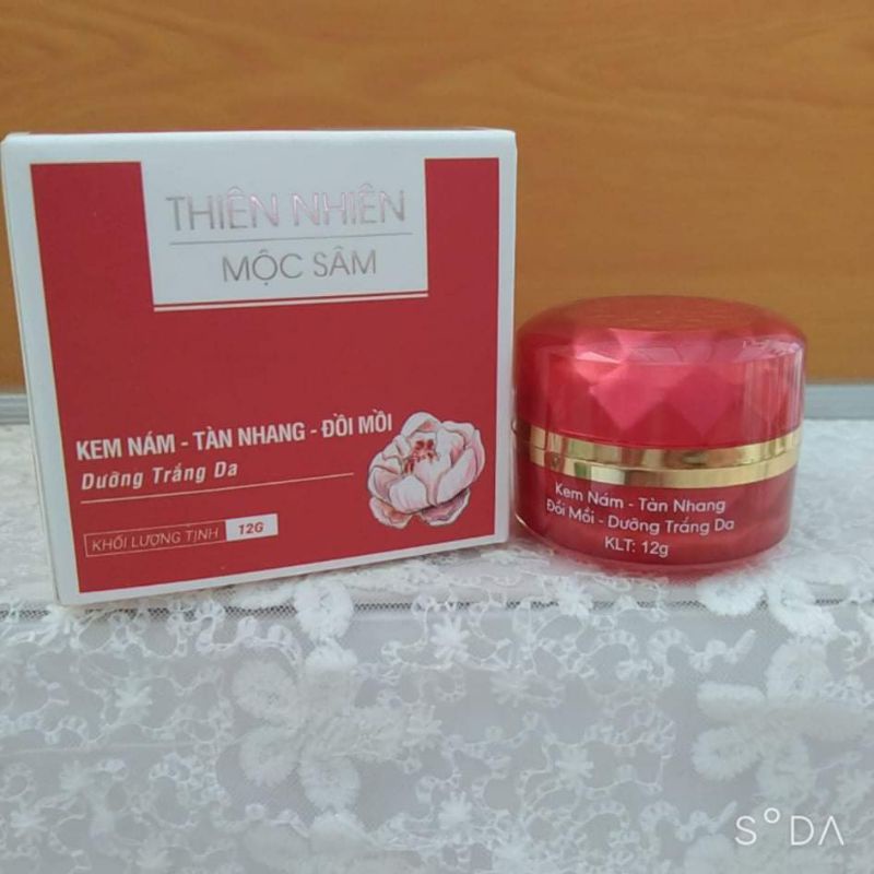 Kem dưỡng da Mộc Sâm 12g ( trắng da, mờ nám)
