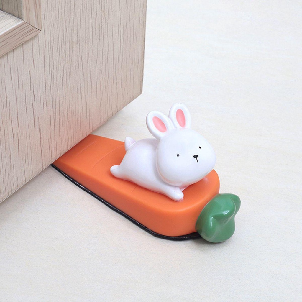 Miếng Chặn Cửa Chống Trượt Hình Hoạt Hình Dễ Thương