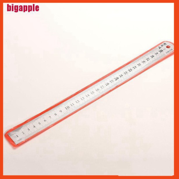 Thước lá / Thước kẻ kỹ thuật 30cm bằng thép không gỉ 2 mặt chất lượng cao