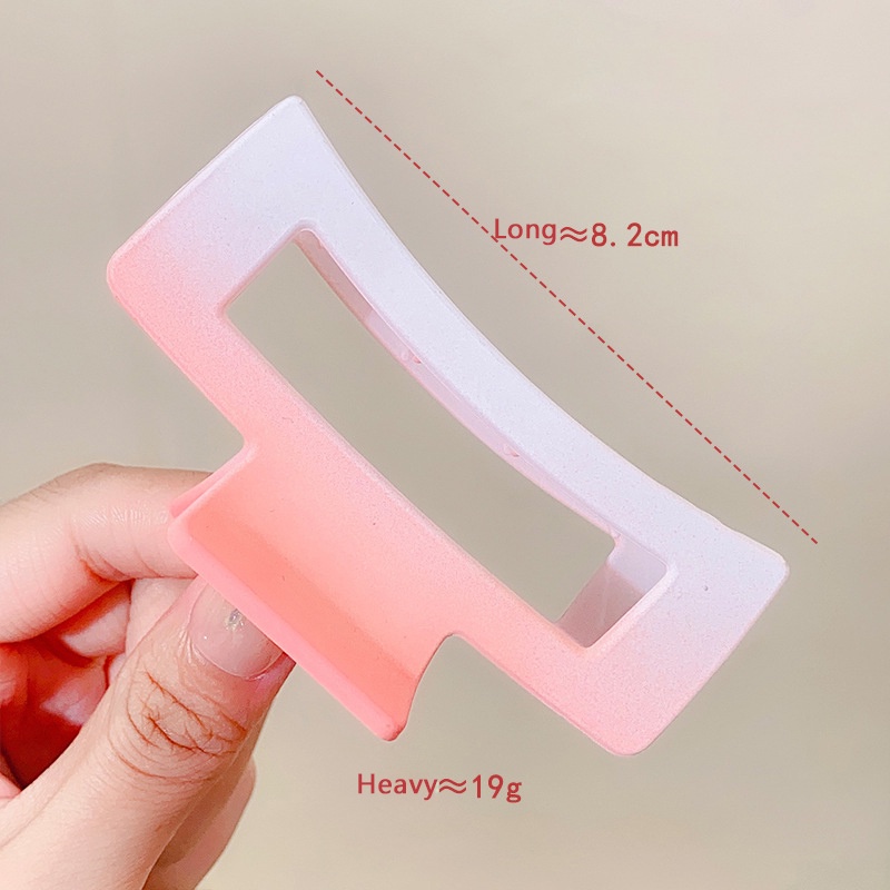 Kẹp Tóc Lớn Màu Gradient Hoa Anh Đào Ngọt Ngào Mùa Hè Cho Nữ