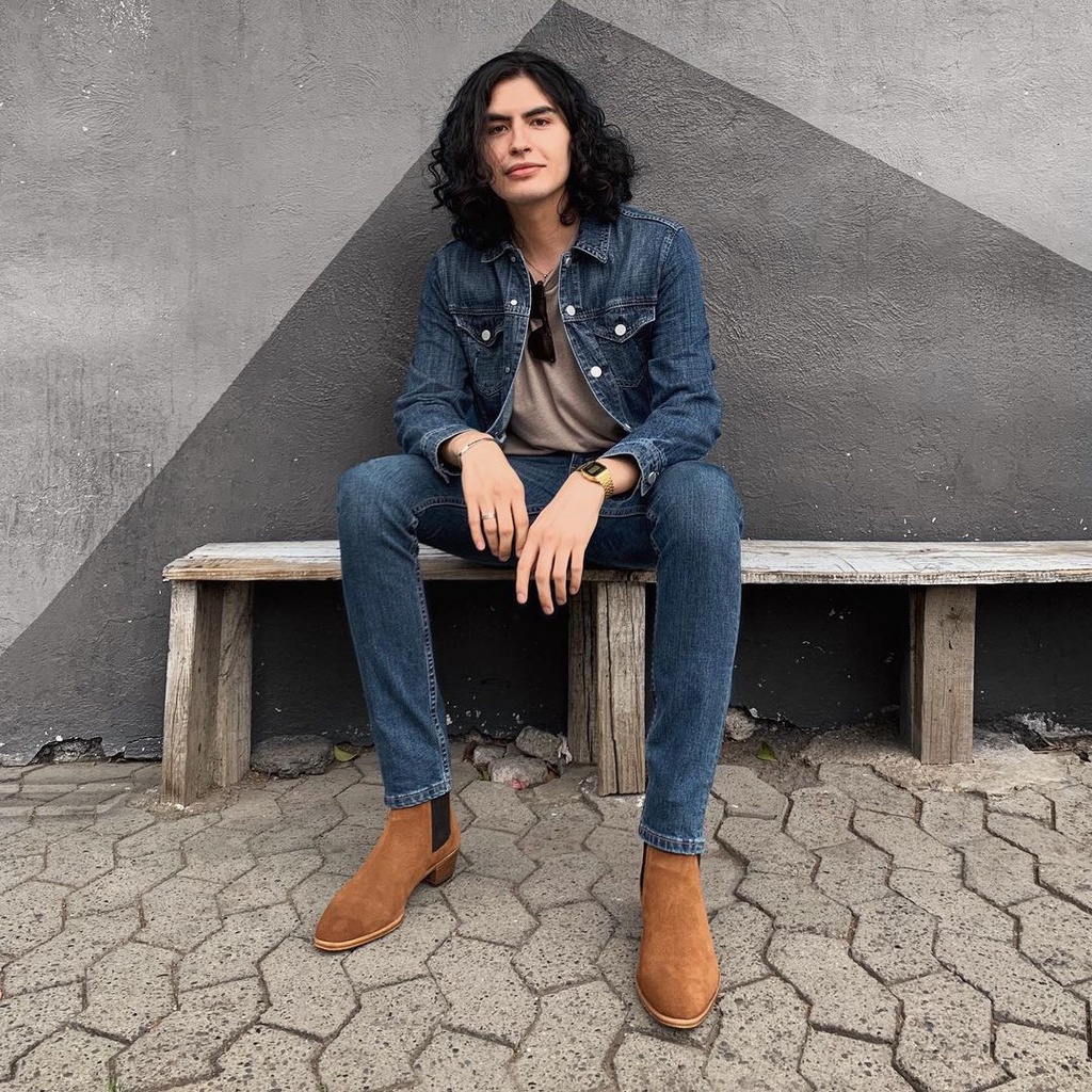 Giày Chelsea Boots Nam TARMOR Màu Nâu Da Lộn Chelsea Boots in Tobacco Suede