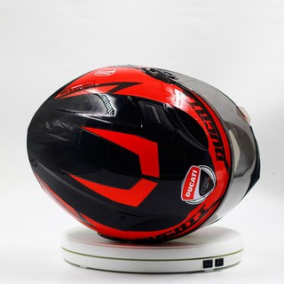 Nón bảo hiểm fullface Agu lên tem Ducati