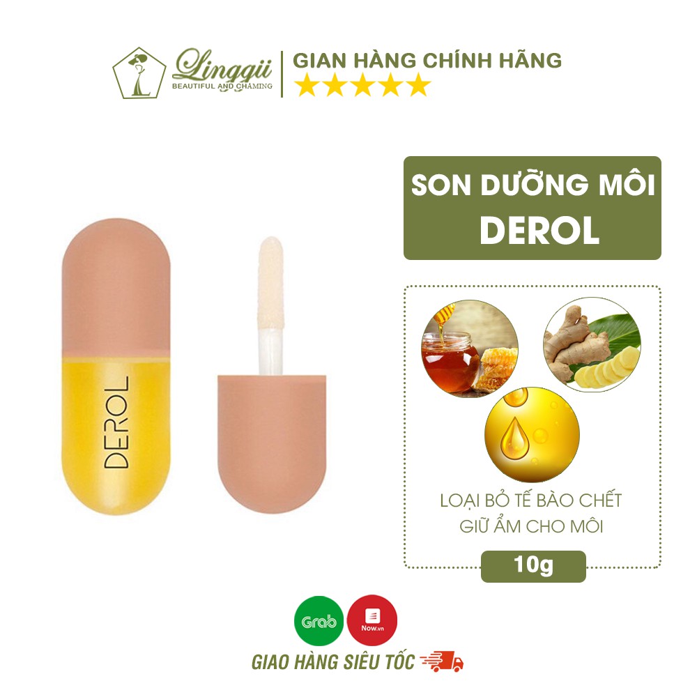 [Hàng mới về] Son dưỡng môi DEROL dạng lỏng chiết xuất mật ong chất lượng cao