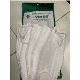 [VM99+] Khẩu trang 4D VM99+ công nghệ kf94 [Bịch 10 cái]