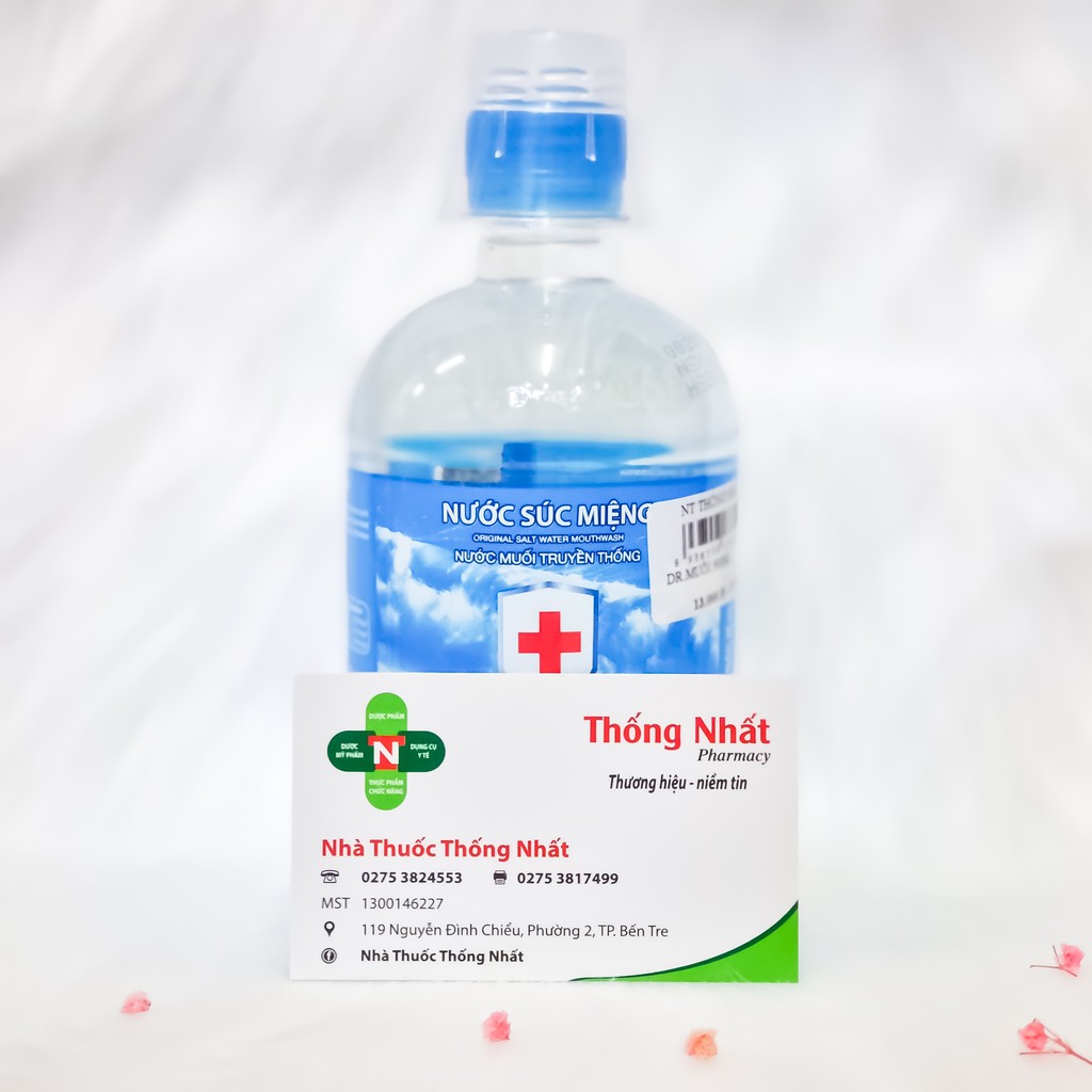 [CHÍNH HÃNG] - NƯỚC SÚC MIỆNG DR MUỐI 500ML