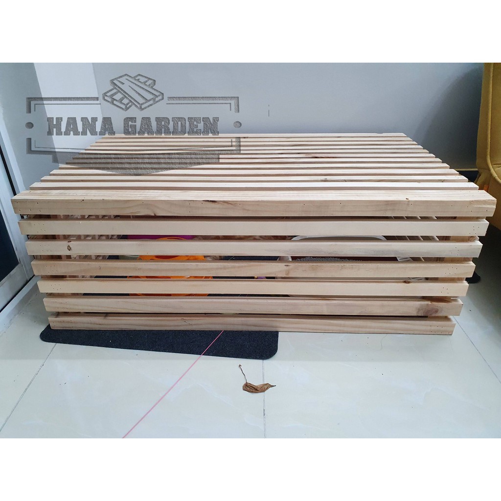 Chuồng Gỗ Cho Chó Mèo 🤹MẪU HOT🤹Chuồng Quây Chó Mèo. Kích Thước: 100x60x35cm