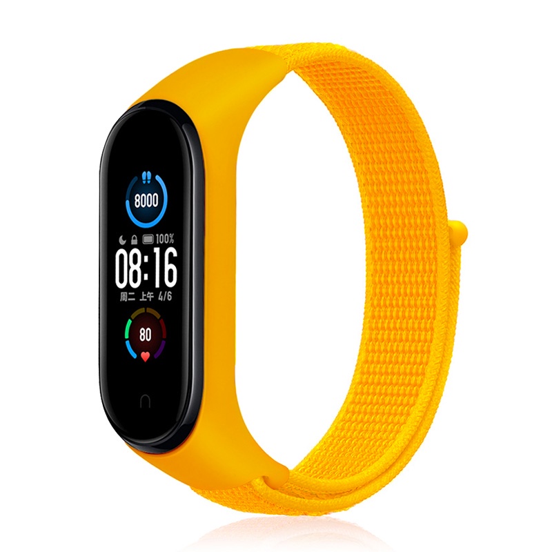 Dây Đeo Thay Thế Chất Liệu Nylon Cho xiaomi Mi band 6 7 6 5 4 3