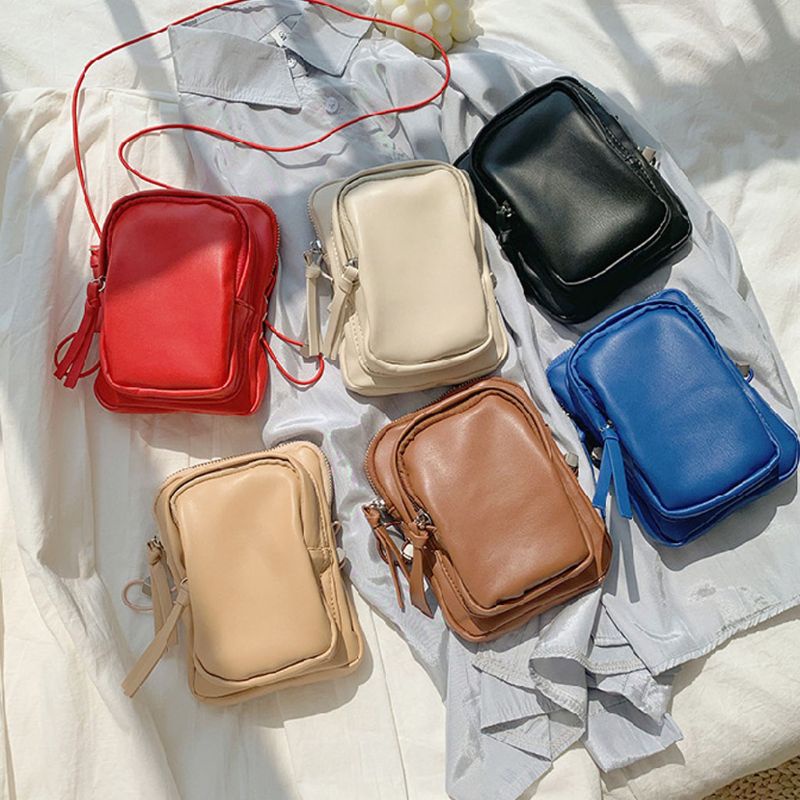 Youyo Túi Đeo Chéo Vai Bằng Da PU Cho Nữ