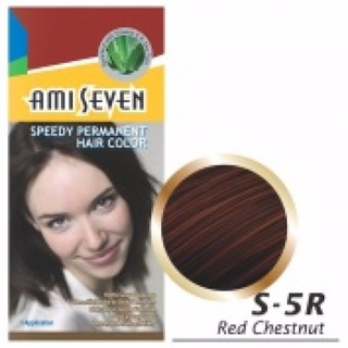 [ĐẦY-ĐỦ-PHỤ-KIỆN] Thuốc nhuộm tóc Ami Seven S5-R (Hạt Dẻ Ánh Đỏ)
