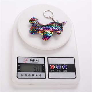 KIOCIRC Móc Khóa Hình Kỳ Lân Đính Sequin Lấp Lánh